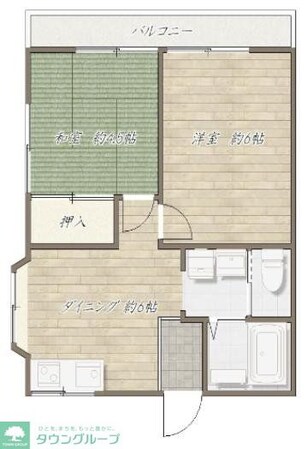 コーポエスの物件間取画像